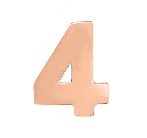 Rose Gold, Number Bead - Image 7