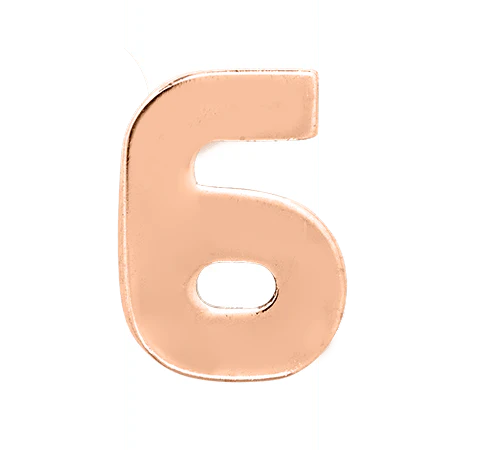 Rose Gold, Number Bead - Image 9