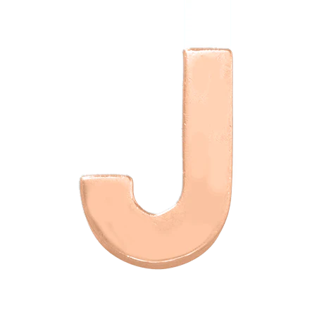 Rose Gold, Letter Bead - Image 12