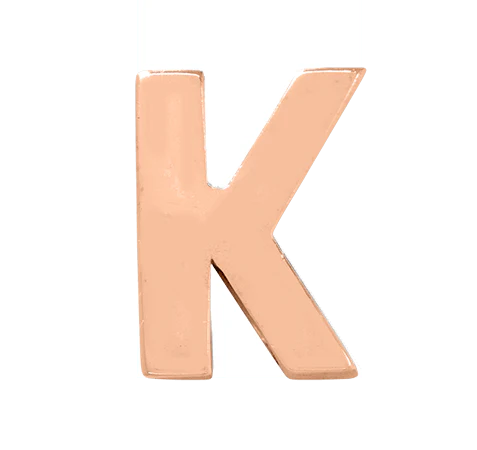 Rose Gold, Letter Bead - Image 13