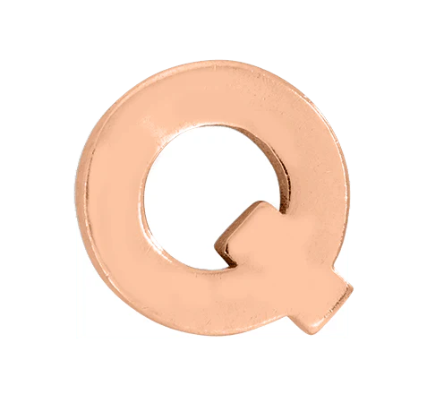 Rose Gold, Letter Bead - Image 19