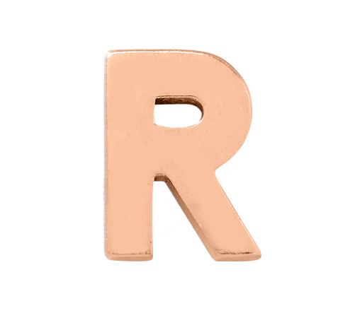 Rose Gold, Letter Bead - Image 20