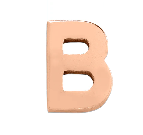Rose Gold, Letter Bead - Image 4