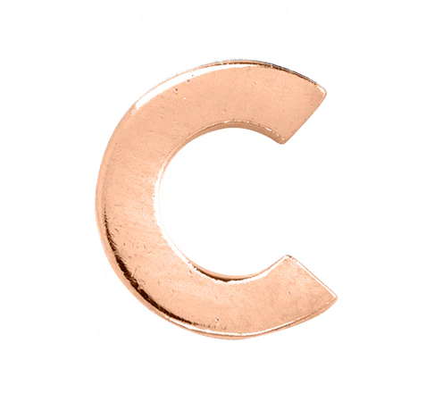Rose Gold, Letter Bead - Image 5