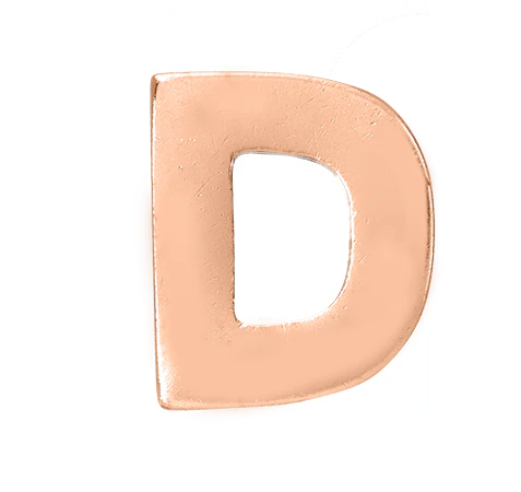Rose Gold, Letter Bead - Image 6