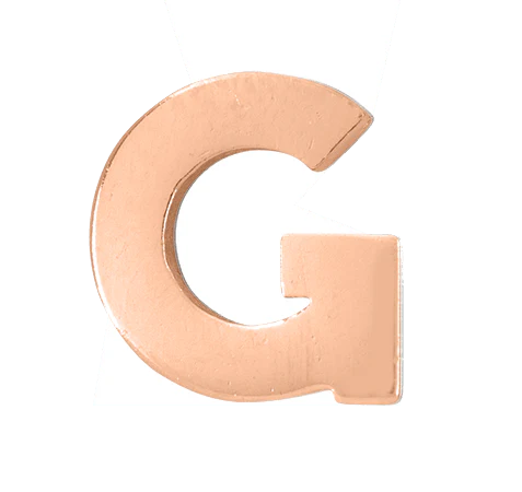 Rose Gold, Letter Bead - Image 9