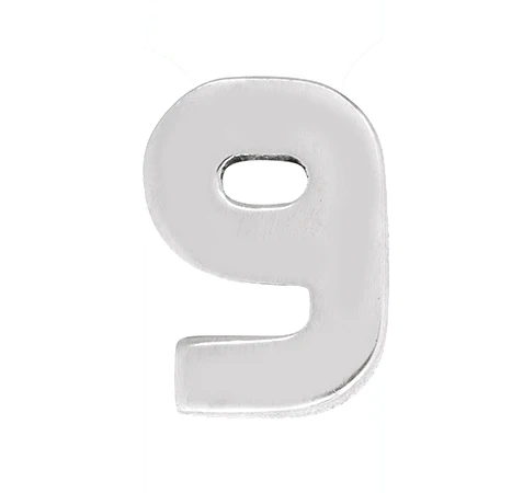 White Gold, Number Bead - Image 12