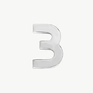 White Gold, Number Bead - Image 16