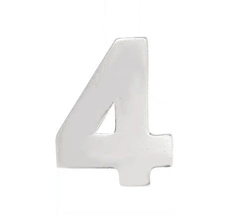 White Gold, Number Bead - Image 7