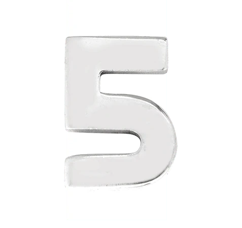 White Gold, Number Bead - Image 8