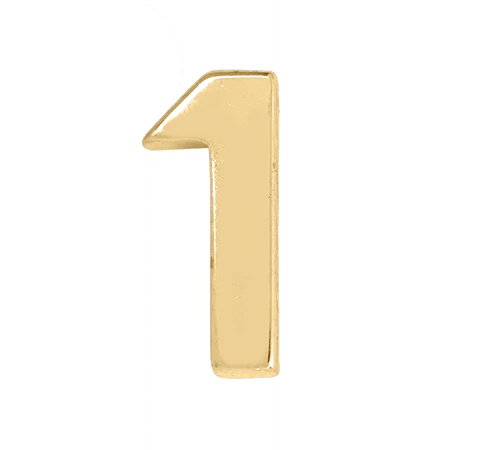 Yellow Gold, Number Bead - Image 4