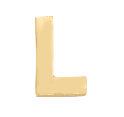 Yellow Gold, Letter Bead - Image 14