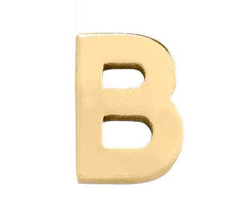 Yellow Gold, Letter Bead - Image 4