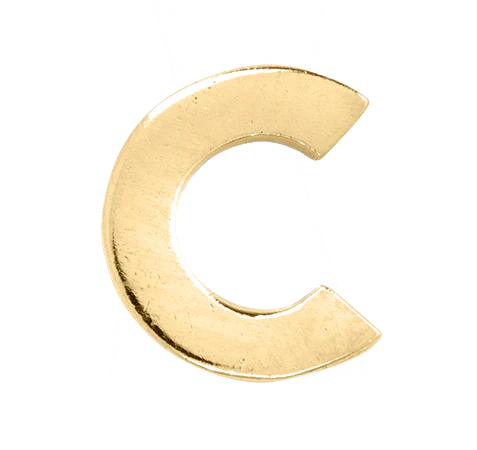 Yellow Gold, Letter Bead - Image 5