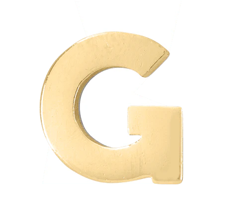 Yellow Gold, Letter Bead - Image 9