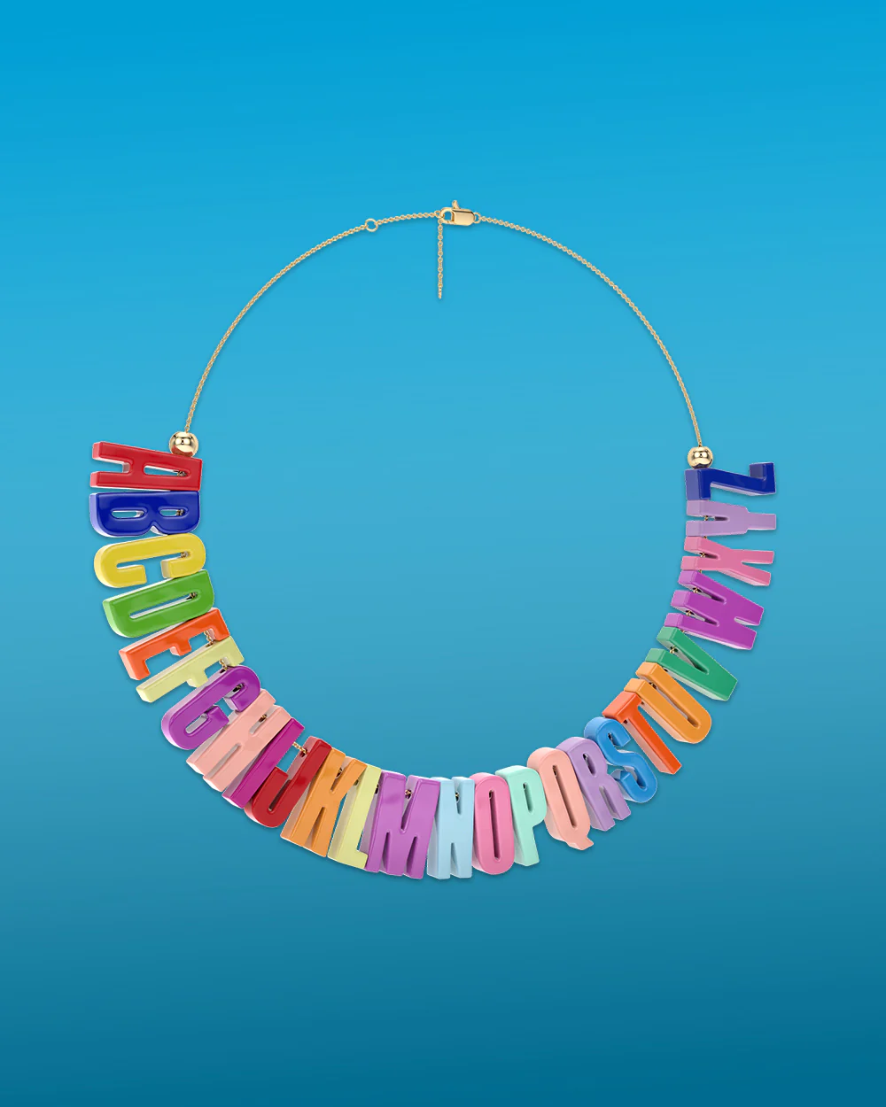 The Alphabet Chain Necklace - Image 3