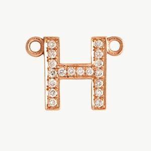 Rose Gold, White Diamond Letter - Image 37