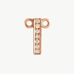 Rose Gold, White Diamond Letter - Image 38