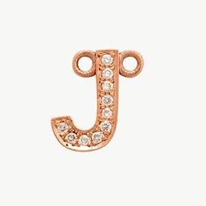 Rose Gold, White Diamond Letter - Image 39