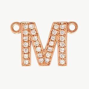 Rose Gold, White Diamond Letter - Image 42