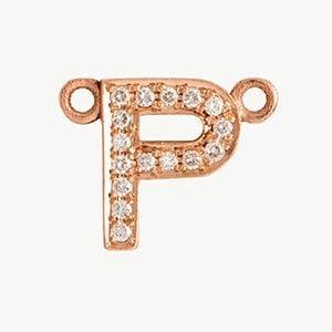 Rose Gold, White Diamond Letter - Image 45