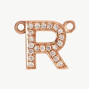 Rose Gold, White Diamond Letter - Image 47