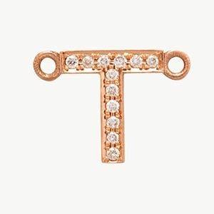 Rose Gold, White Diamond Letter - Image 49