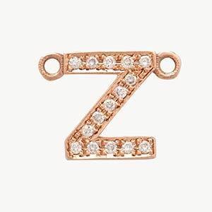 Rose Gold, White Diamond Letter - Image 55