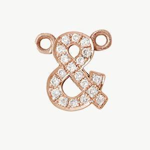 Rose Gold, White Diamond Letter - Image 56