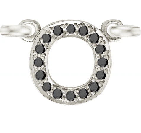 White Gold, Black Diamond Letter - Image 17