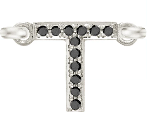 White Gold, Black Diamond Letter - Image 22