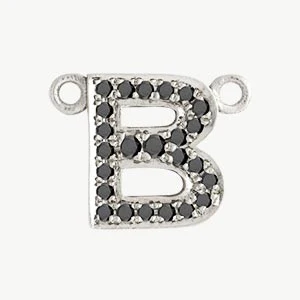 White Gold, Black Diamond Letter - Image 30