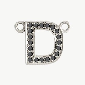 White Gold, Black Diamond Letter - Image 32