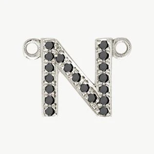 White Gold, Black Diamond Letter - Image 42