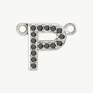 White Gold, Black Diamond Letter - Image 44