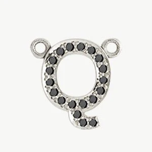 White Gold, Black Diamond Letter - Image 45