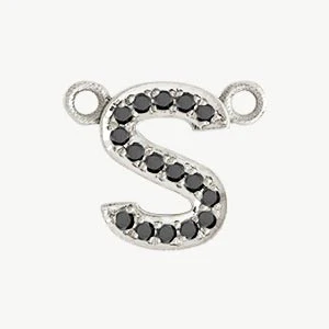 White Gold, Black Diamond Letter - Image 47