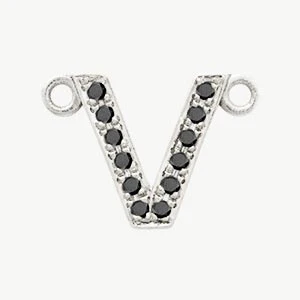 White Gold, Black Diamond Letter - Image 50