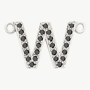 White Gold, Black Diamond Letter - Image 51