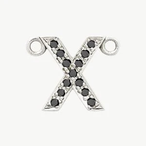 White Gold, Black Diamond Letter - Image 52
