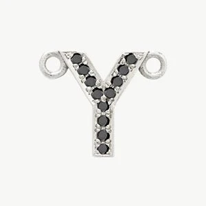 White Gold, Black Diamond Letter - Image 53