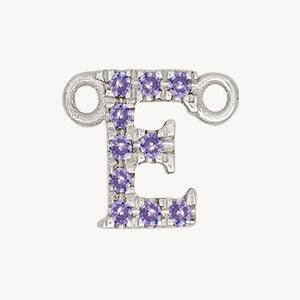 White Gold, Lilac Sapphire Letter - Image 33