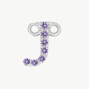White Gold, Lilac Sapphire Letter - Image 38
