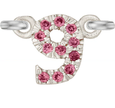 White Gold, Pink Sapphire Number - Image 12