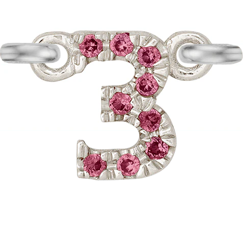 White Gold, Pink Sapphire Number - Image 18