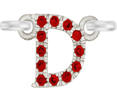 White Gold, Ruby Letter - Image 6