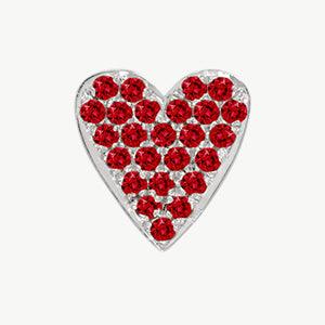 White Gold, Ruby Charm Bead - Image 8