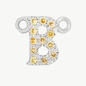 White Gold, Yellow Sapphire Letter - Image 30
