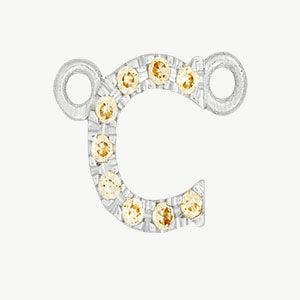 White Gold, Yellow Sapphire Letter - Image 31