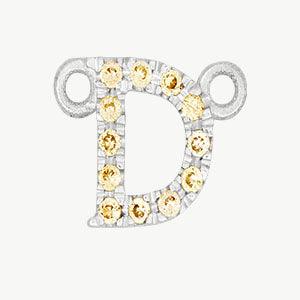 White Gold, Yellow Sapphire Letter - Image 32